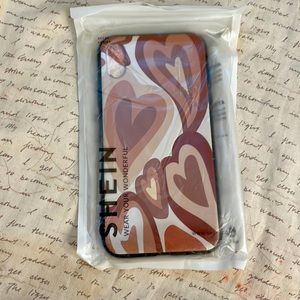 Brown Hearts Cute Case iPhone XR